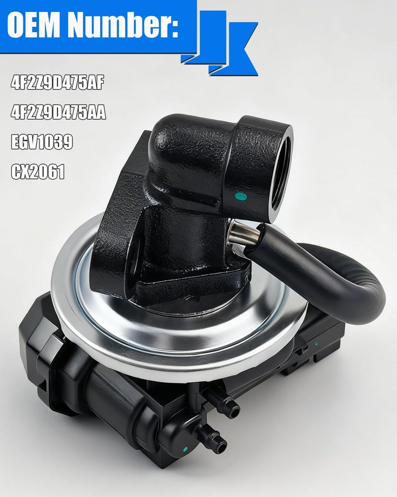 TINJO EGR Valve EGV1039 Fits for 04-07 Mercury Monterey, 04 Mustang, 04-07 Freestar, 05-08 F-150, EGR Valve Exhaust Gas Recirculation Valves Replace OE 4F2Z9D475AF CX2061 4F2Z9D475AA - Image 3